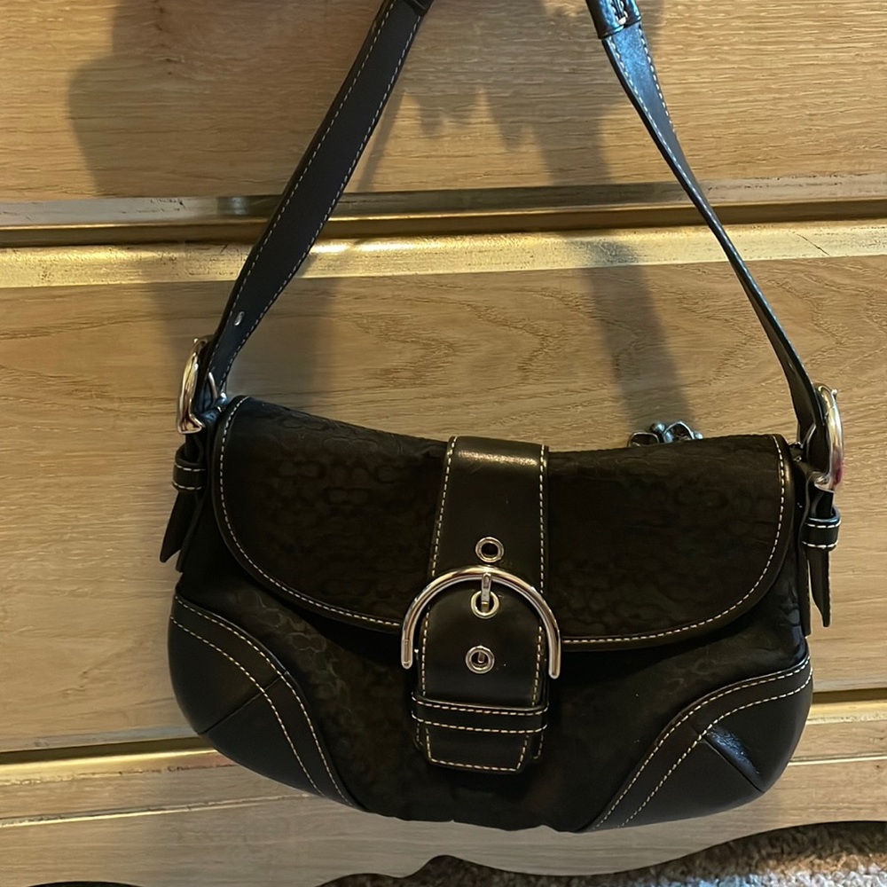 Black small Coach bag